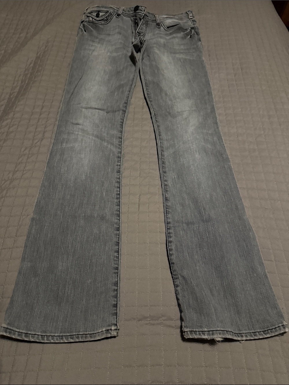 Women's Grey bootcut jeans